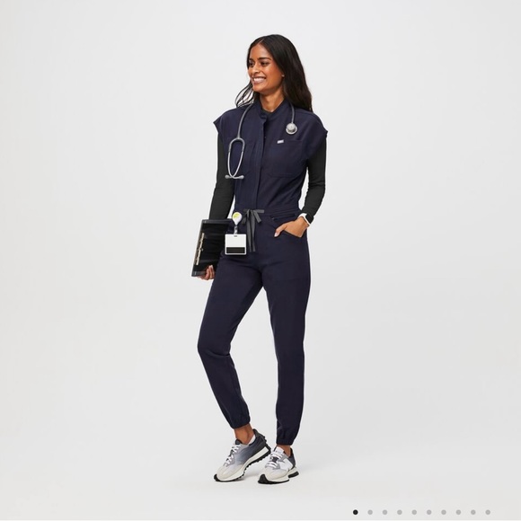 FIGS Rafaela Cargo ScrubJumpsuit X 3 - Picture 1 of 10